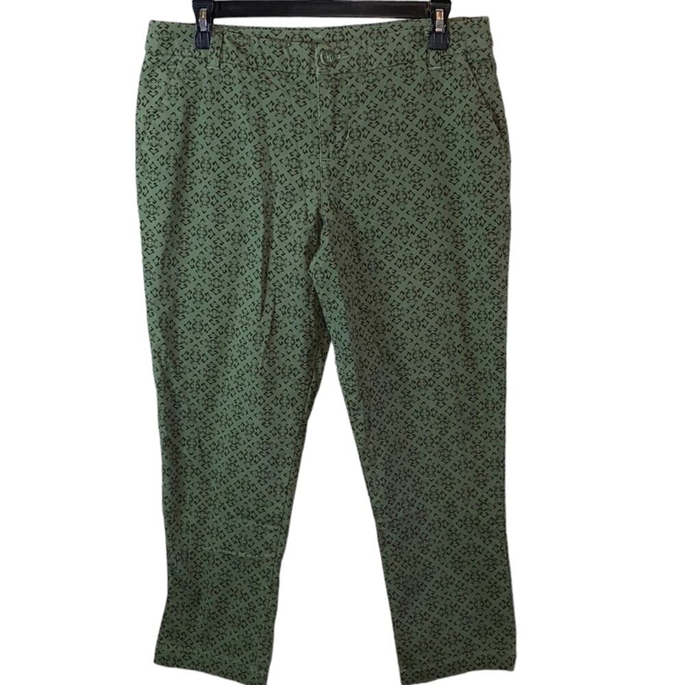 Patagonia Desert Diamonds Pants 33 Camp Green‎ Cropped 27 Inseam Outdoor Hiking
